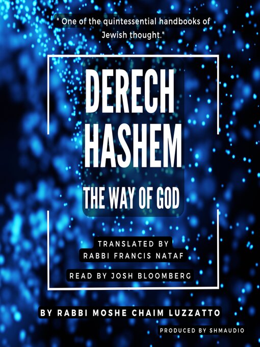 Title details for Derech hashem by Rabbi Moshe Chaim Luzzatto - Wait list